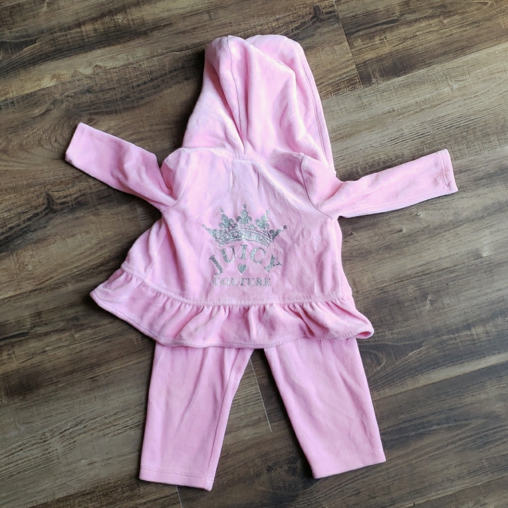 Juicy Couture Pink Velour Suit